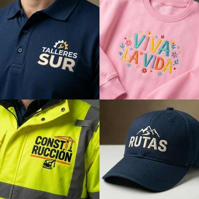 Collage de trabajos bordados en bordabox