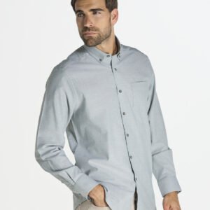 Camiseta Bordada JHK SHAOXF - Casual & Business Shirt Oxford