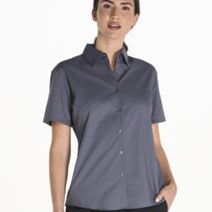 Camiseta Bordada JHK SHLPOPSS - Lady Casual & Business Ss Shirt Popelin